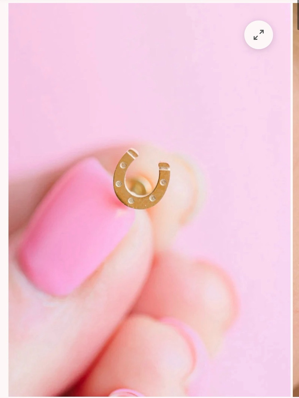 Horseshoe Stud Earrings - pierced co